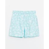 LC Waikiki Hızlı Kuruyan Uv Korumalı Erkek Çocuk Deniz Şortu - Turquoise Printe - 9 - 10 Yaş