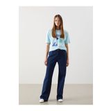 LC Waikiki Indigo Baggy Fit Kadın Jean Pantolon