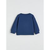 LC Waikiki Indigo Bisiklet Yaka Kız Çocuk Sweatshirt - İndigo - 4 - 5 Yaş
