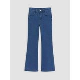 LC Waikiki Indigo Ispanyol Paça Kız Çocuk Jean Pantolon