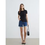 Lc Waıkıkı İndigo Mom Fit Kadın Jean Şort
