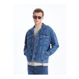 LC Waikiki Indigo Rahat Kalıp Erkek Jean Ceket