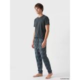 Lc Waıkıkı İndigo Regular Fit Ekose Erkek Pijama Alt