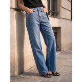 Lc Waıkıkı İndigo Taşlı Straight Fit Kadın Jean Pantolon