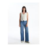LC Waikiki İndigo Wideleg Kadın Jean Pantolon