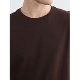 LC Waikiki Kahverengi Bisiklet Yaka Erkek Pijama Takım