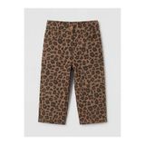 LC Waikiki Kahverengi Regular Fit Kız Bebek Gabardin Pantolon