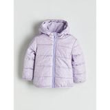 LC Waikiki Kapüşonlu Uzun Kollu Kız Çocuk Mont Polyester Malzemeden Çiçek Desenli Loose Kalıp - Çok Renkli - 9 - 12 Ay