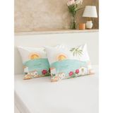LC Waikiki Karışık Baskılı Pamuklu Yastık Kılıfı 2 Li 50X70 cm (S6) - Renkli
