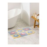 LC Waikiki Karışık Çiçek Baskılı Banyo Paspası 50x80 cm