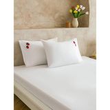 LC Waikiki Karışık Çilek Nakışlı Pamuklu Yastık Kılıfı 2 Li 50X70 cm (S6)