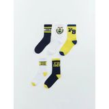 LC Waikiki Karışık Fenerbahçe Desenli Erkek Çocuk Soket Çorap 5 Li (S6) - Mix