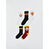LC Waikiki Karışık Galatasaray Desenli Erkek Çocuk Soket Çorap 5 Li (S6) - 33 - 37 - Mix