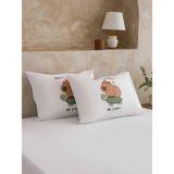 LC Waikiki Karışık Hayvan Nakışlı Pamuklu Yastık Kılıfı 2 Li 50X70 cm (S6)