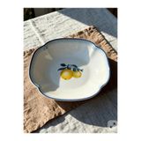 LC Waikiki Karışık Limon Baskılı Porselen Salata Tabağı (S6)