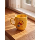 LC Waikiki Karışık Winnie The Pooh Baskılı Seramik Kupa 365 ml - Turuncu
