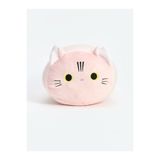 LC Waikiki Kedi Figürlü Bebek Pelüş Kırlent, 57 cm, Açık Pembe