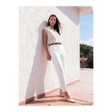 LC Waikiki Kemerli Havuç Kesim Kadın Gabardin Pantolon (S6)