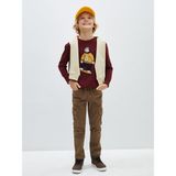 LC Waikiki Kids Beli Lastikli Erkek Çocuk Kargo Pantolon - 5 - 6 Yaş - Bej