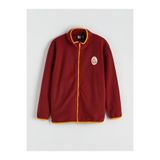 LC Waikiki Kırmızı Dik Yaka Galatasaray Nakışlı Erkek Çocuk Polar Hırka