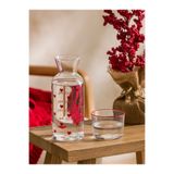 LC Waikiki Kirmizi Kalp Baskılı Cam Sürahi 700 ml