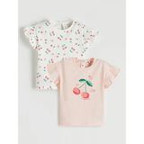LC Waikiki Kız Bebek Baskılı Bluz 2 Li (S6) - Light - 9 - 12 Ay