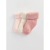 LC Waikiki Kız Bebek Soket Çorap 3 Lü (W6) - 9 - Pink