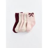 LC Waikiki Kız Bebek Soket Çorap 5 Li (W6) - 2 - 3 Yaş - Pink