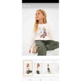 Lc Waikiki Kız Çocuk Peluş Sweatshirt - 11 - 12 Yaş - Açık Ekru