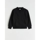 Lc Waikiki Kız Çocuk Uzun Kollu Kalın Fermuarlı Sweatshirt Siyah Renkli Kapüşonlu Tasarım - 10 - 11 Yaş