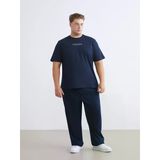 Lc Waıkıkı Lacivert Büyük Beden Standart Kalıp Baskılı Erkek Pijama Alt