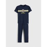 LC Waikiki Lacivert Fenerbahçe Baskılı Penye Erkek Pijama Takımı - 2XL