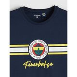LC Waikiki Lacivert Fenerbahçe Baskılı Penye Erkek Pijama Takımı