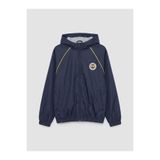 LC Waikiki Lacivert Fenerbahçe Lisanslı Kapüşonlu Erkek Çocuk Yağmurluk (S6)