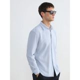 LC Waikiki Lacivert Regular Fit Çizgili Erkek Gömlek - Lacivert Çizgili