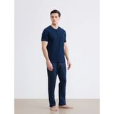LC Waikiki Lc Waıkıkı Lacivert Standart Kalıp Ekose Erkek Pijama Alt