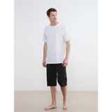 LC Waikiki Lc Waıkıkı Siyah Regular Fit Erkek Şort