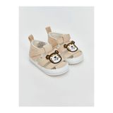 LC Waikiki LCW ACCESSORIES Bej Ayı Nakışlı Erkek Bebek Sandalet