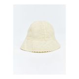 LC Waikiki LCW ACCESSORIES Çiçek Nakışlı Kız Bebek Bucket Şapka