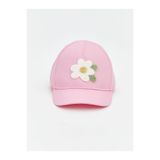 LC Waikiki LCW ACCESSORIES Çiçek Nakışlı Kız Bebek Kep Şapka