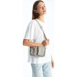 LC Waikiki Lcw Accessorıes Gri Ayarlanabilir Askılı Kadın Kol Çantası - 21x15x16