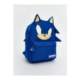 LC Waikiki LCW ACCESSORIES Mavi Sonic Baskılı Erkek Çocuk Okul Çantası
