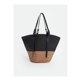 LC Waikiki LCW ACCESSORIES Siyah Hasır Kadın Tote Çanta