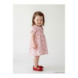 LC Waikiki LCW baby Bebe Yaka Kiraz Desenli Kız Bebek Elbise