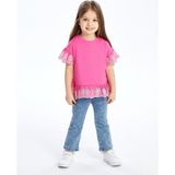 LC Waikiki Lcw Baby Beli Lastikli Basic Kız Bebek Jean Pantolon - 1 - 1,5 Yaş - Dropsuz - Blue