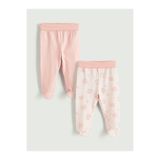 LC Waikiki LCW baby Beli Lastikli Kız Bebek Pantolon 2'li