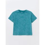 LC Waikiki Lcw Baby Bisiklet Yaka Baskılı Erkek Bebek Tişört - Aqua - 7 - 8 Yaş