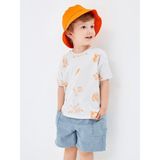 LC Waikiki Lcw Baby Bisiklet Yaka Kısa Kollu Baskılı Erkek Bebek Tişört - Yeşil - 6 - 7 Yaş