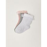 LC Waikiki Lcw Baby Pembe Basic Kız Bebek Soket Çorap 3'lü - 2 - 3 Yaş