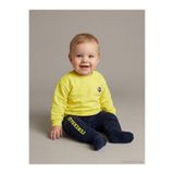 LC Waikiki LCW baby Sarı Bisiklet Yaka Fenerbahçe Baskılı Erkek Bebek Eşofman Takım